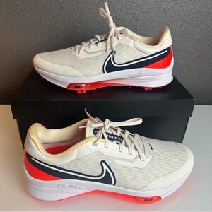 Nike Air Zoom Infinity Tour Men’s Golf Shoes White Crimson DC5221-041 Size 12.5